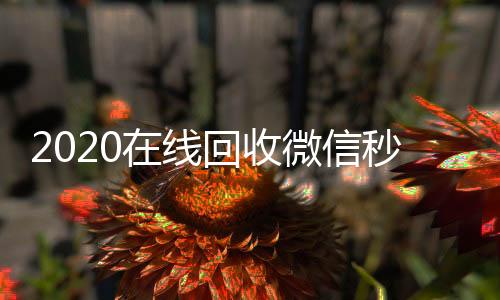 2020在线回收微信回收高价秒结平台微信秒结（vx回收平台秒结）